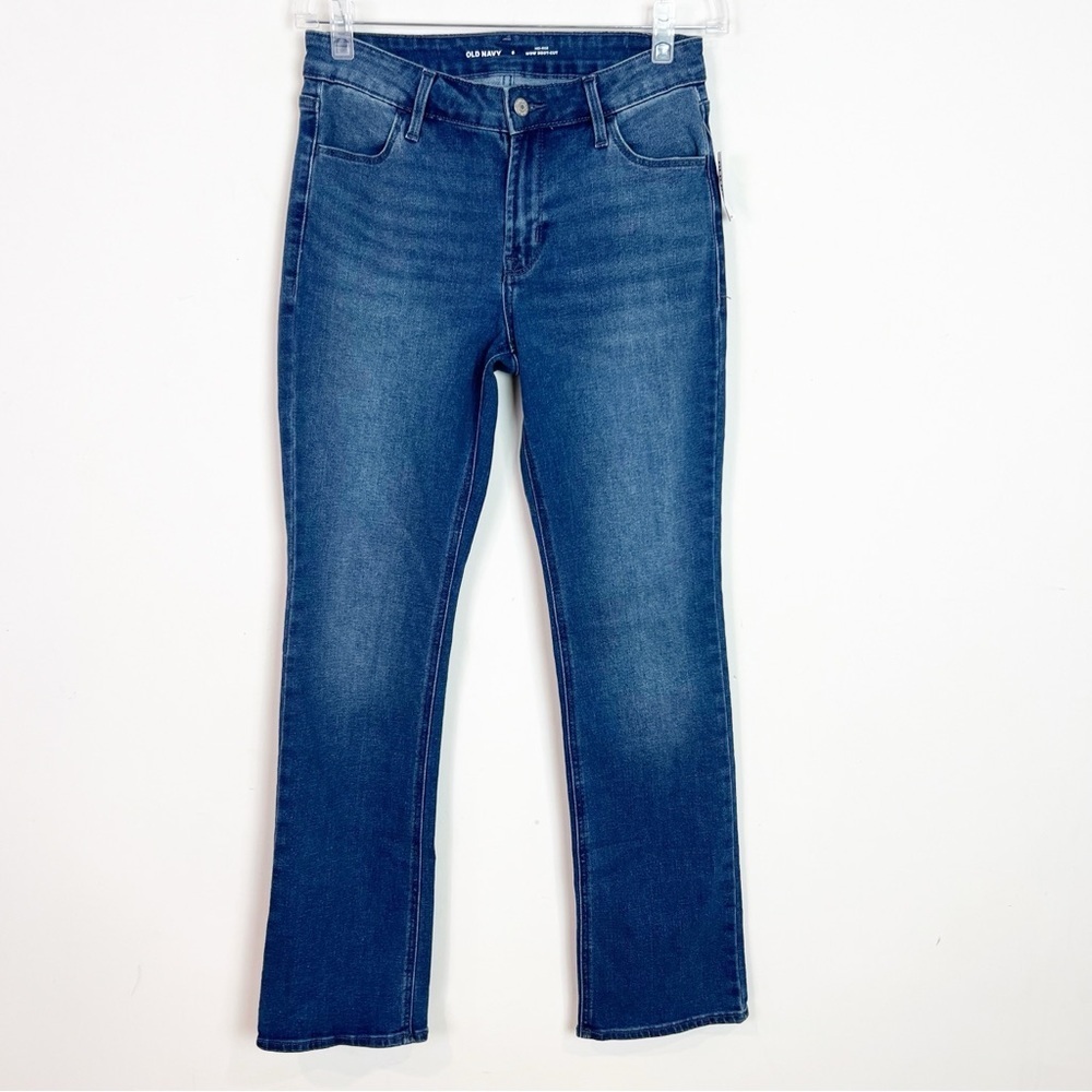 OLD NAVY WOW MID RISE BOOT CUT JEANS WOMENS SZ 6 NWT